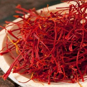 Saffron flower head